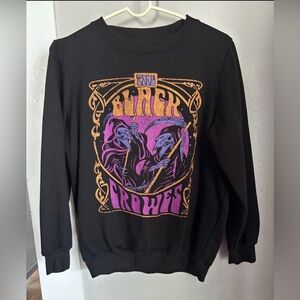 The Black Crowes rock group-Pullover Crewneck Logo Sweatshirt Adult small